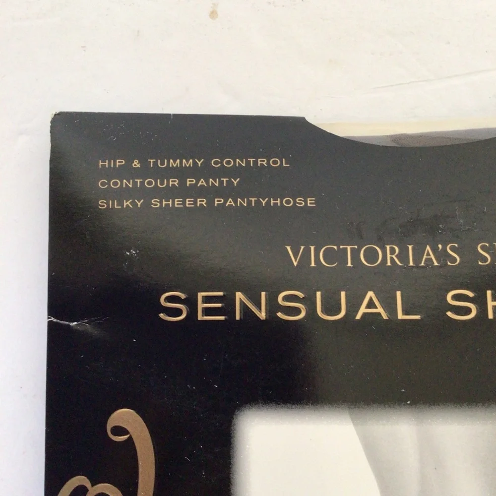 VICTORIAS SECRET SENSUAL SHAPER PANTYHOSE SIZE SMALL NWT BLACK.